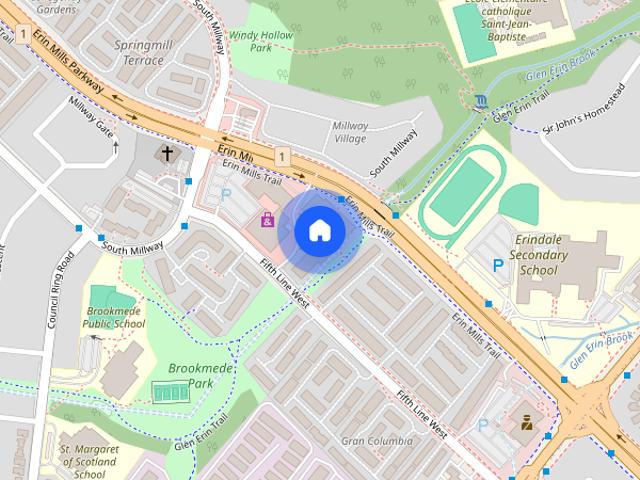 Apartment in Mississauga Erin Mills