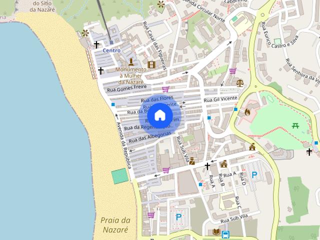 Apartment in Nazaré, Leiria, Portugal Available only from September to May