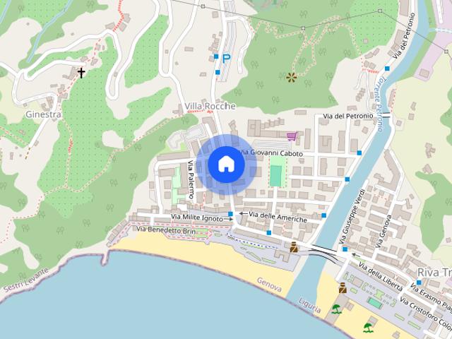 Apartment in Piazza Chiesa San Bartolomeo, Sestri Levante for 61 m² with 1 bedroom