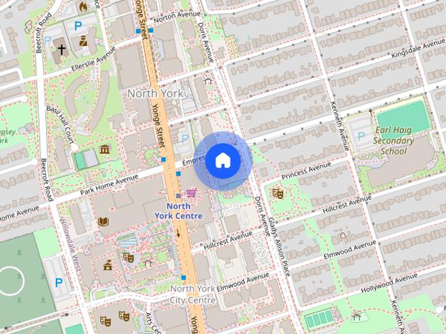 Apartment in Toronto Willowdale East