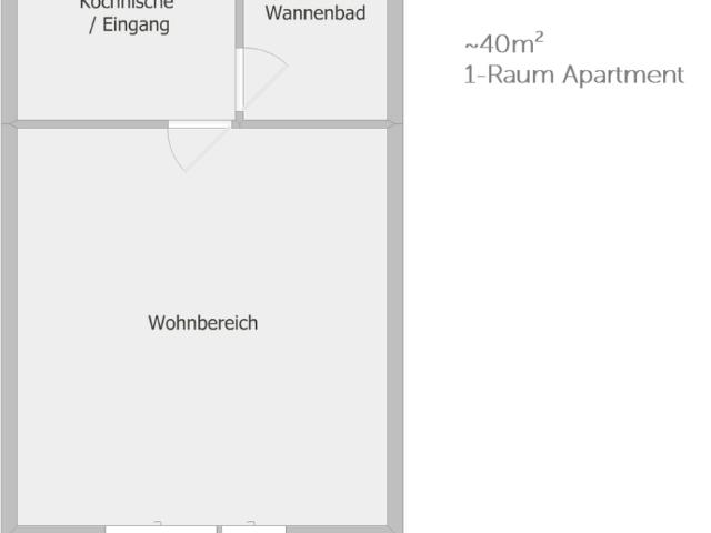 ~ Apartment in urbaner Lage mit Balkon und Dusche ~