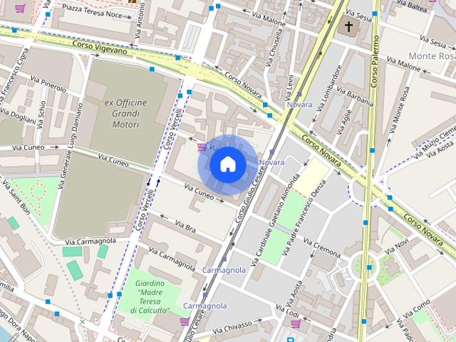 Apartment in Via Cuneo, Torino for 30 m²
