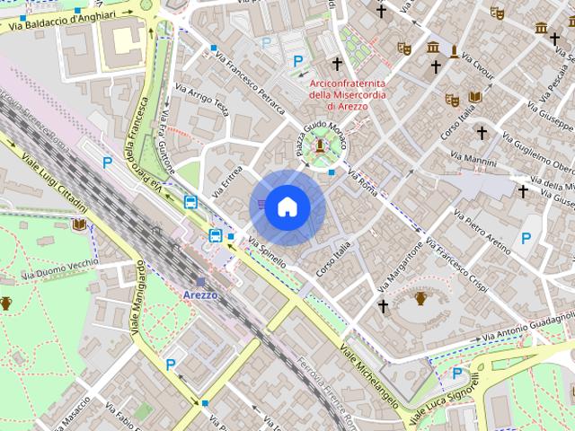 Apartment in Via Lorentino D'Arezzo, Arezzo for 100 m² with 2 bedrooms