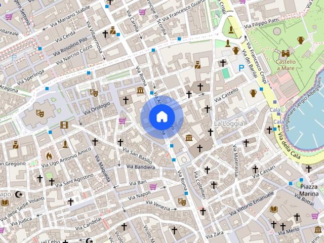 Apartment in Via Torremuzza, Palermo for 100 m² with 2 bedrooms