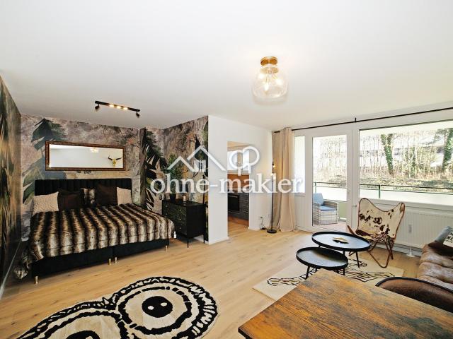 Apartment mit Balkon und EBK komplett saniert und möbliert