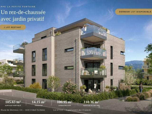 Apartment with 4.5 rooms on sale in Châtel St Denis 106 m² | dreamo. Ch