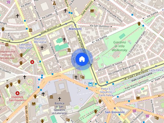 Apartment with 2 bedrooms for rent in Esquilino, Rome