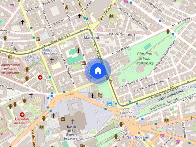 Apartment with 2 bedrooms for rent in Esquilino, Rome