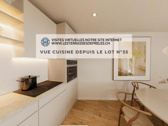 Apartment with 2.5 rooms on sale in Prêles 62 m² | dreamo. Ch