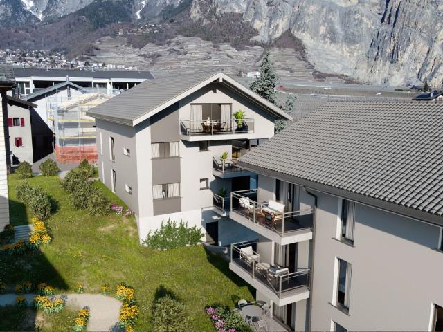 Apartment with 3.5 rooms on sale in Chamoson 81 m² | dreamo. Ch