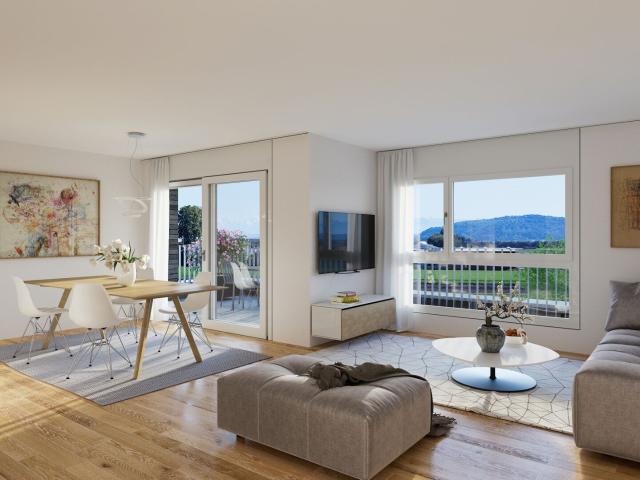Apartment with 3.5 rooms on sale in Gampelen 93 m² | dreamo. Ch