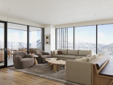 Apartment with terrace and pool