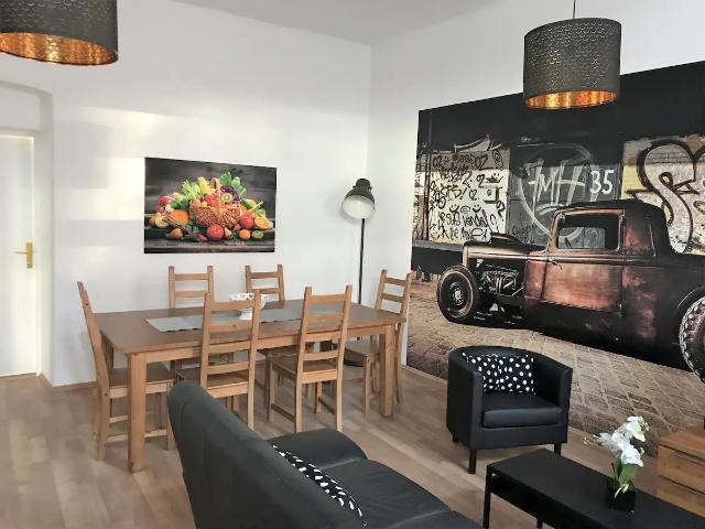 Apartment with living room, 2 bedrooms, balcony
