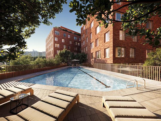 Apartment with terrace and pool