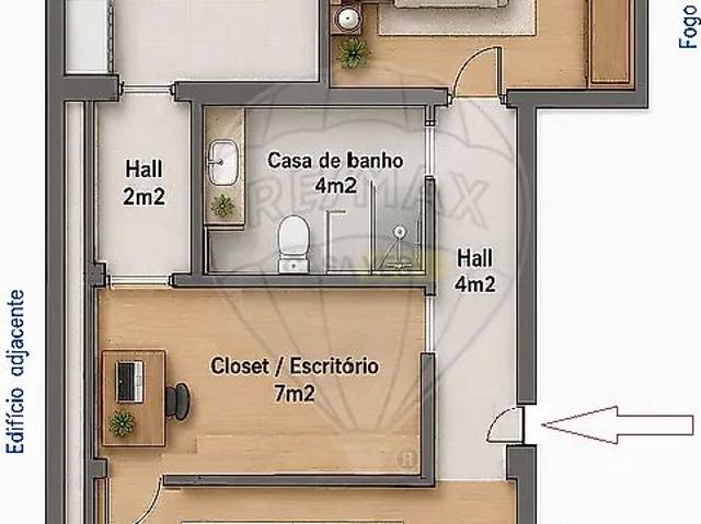 Apartment T1 in Alcântara, Lisboa