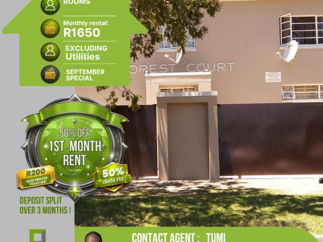 Apartment To Let in Forest Hill