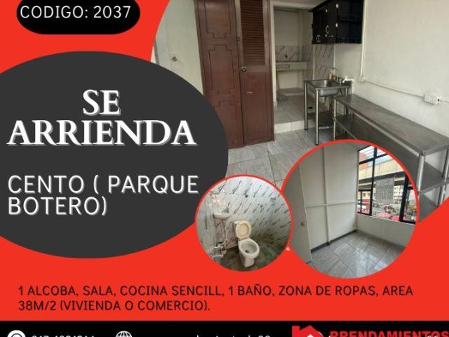 Apartaestudio en arriendo, Centro