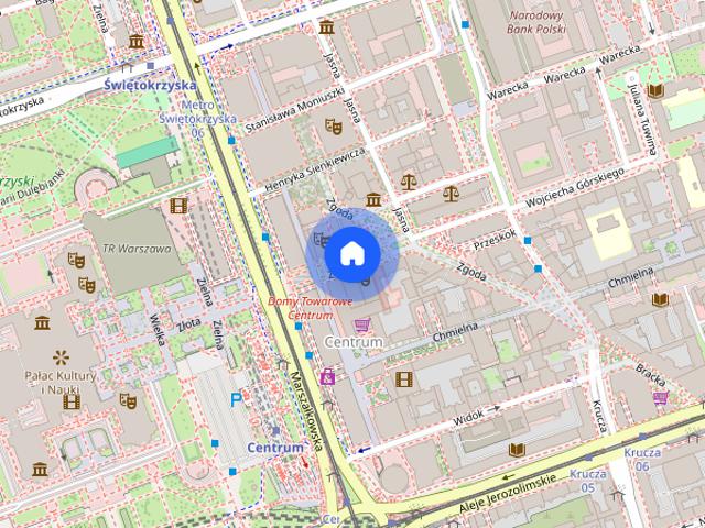 Apartament na wynajem | wysokie piętro | widok na Pałac