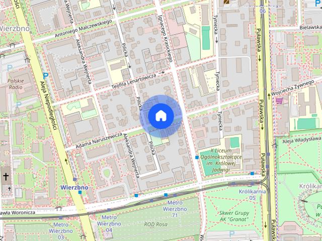 Apartament na wynajem, ul. Adama Naruszewicza, Warszawa Mokotów