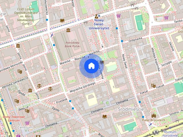 Apartament na wynajem, ul. Krzysztofa Kamila Baczyńskiego, Warszawa Śródmieście