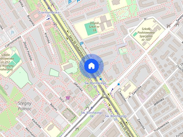 Apartament na wynajem, ul. Jana III Sobieskiego, Warszawa Mokotów