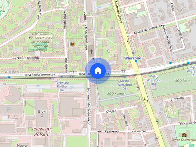 Apartament na wynajem, ul. Jana Pawła Woronicza, Warszawa Mokotów