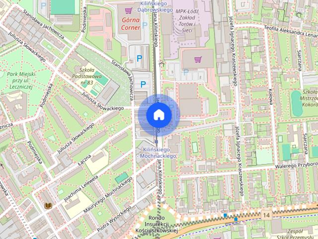 Apartament + balkon + miejsce w garażu centrum Piotrkowska, Filmówka