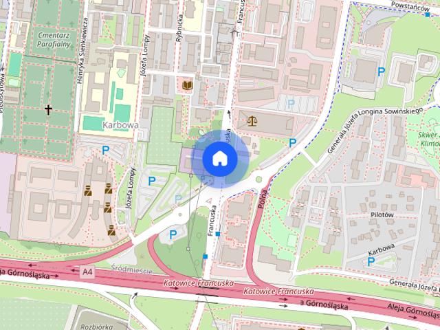 Apartament Katowice Atal Francuska Park