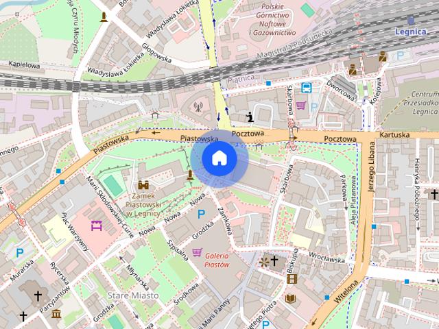 Apartament Legnica Palatium z widokiem na Zamek Piastowski