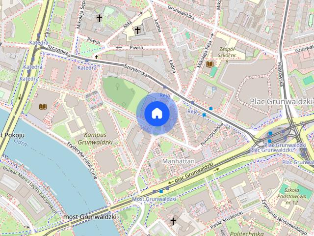 Apartament, Plac Grunwaldzki, Benedykta Polaka 14