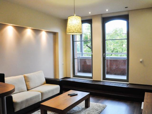 Apartament wynajem Poznań City Park Wyspiańskiego balkon