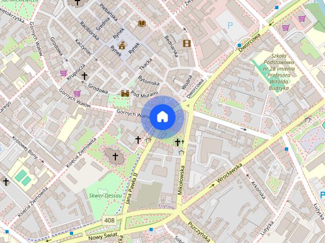 Apartament w centrum z miejscem postojowym