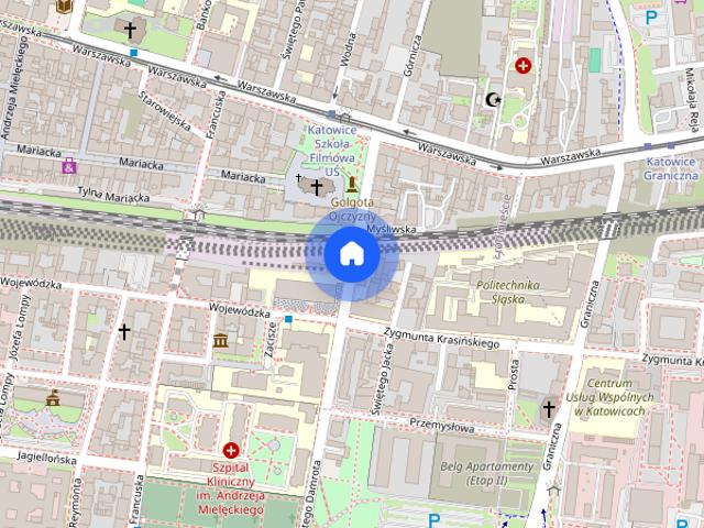 |Apartament w centrum Katowic|Prowiizja 0%|Taras|