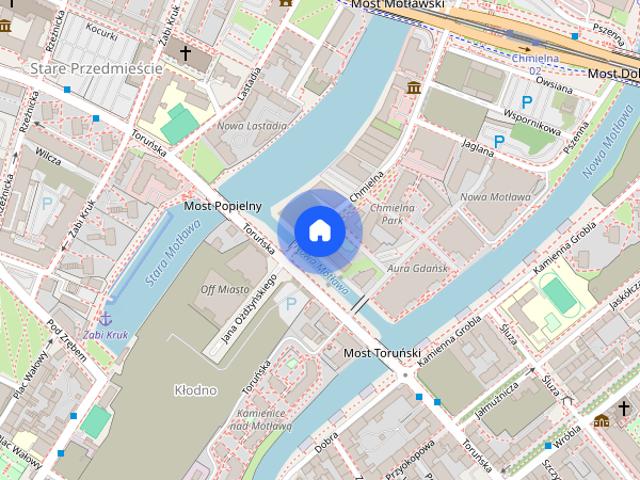 Apartament z garażem. Gdańsk, ul. Chmielna 73. SKM