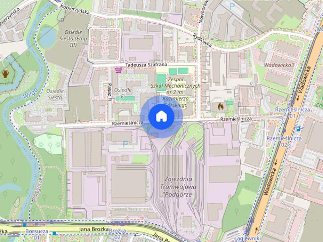 Apartament z dużym tarasem Podgórze