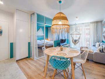 Apartament z jedną sypialnią, Wałowa 40B/114