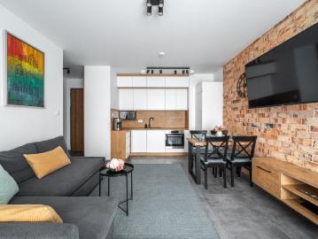 Apartament z jedną sypialnią, Sienna Grobla 6/7