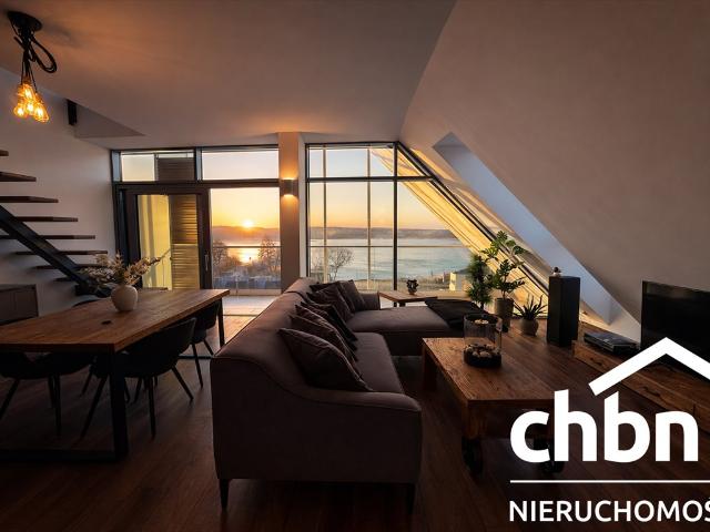Apartament 102 m² z panoramicznym widokiem na jezioro i marinę
