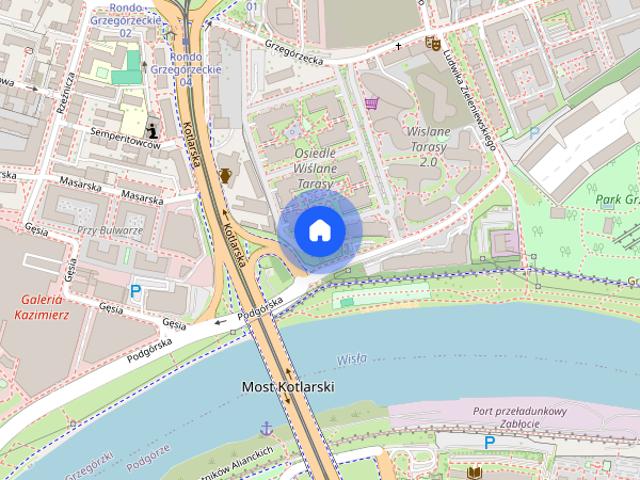 Apartament z widokiem na Wisłę | Grzegórzki | ENG