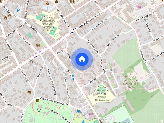 Apartament z wyjściem na duży taras balkon z widokiem na góry