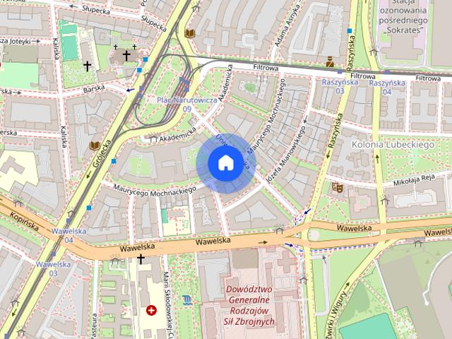 Apartament 167 m2 przy Placu Narutowicza