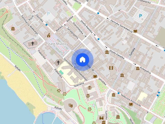 Apartament 2 pokoje, z miejscem parkingowym Stare Miasto