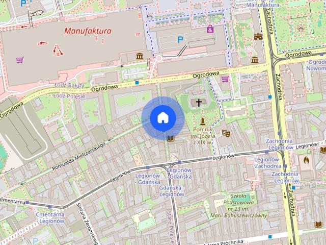 Apartament, 2 pokoje, 39m2, wyposażony, winda, Gdańska 141a