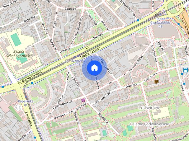 Apartament 2 pokojowy |Rondo Grunwaldzkie