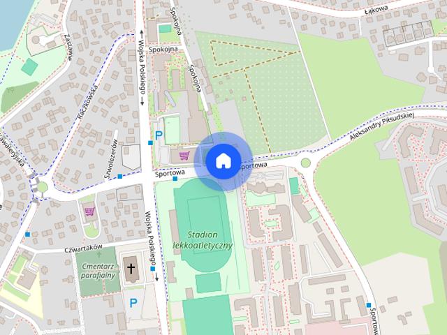 Apartament 2pokojowy przy ul.Al. Piłsudskiej w Suwałkach Sobola Biel