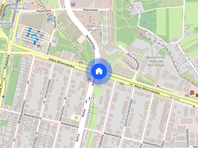 Apartament 3 pokoje, taras, garaż, ochrona, Metro
