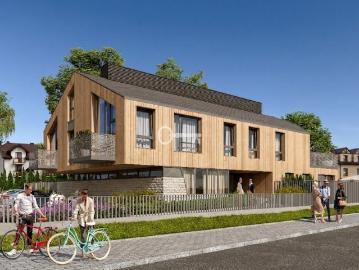 Apartament 3 pokojowy z antresolą i ogródkiem w Jastarni