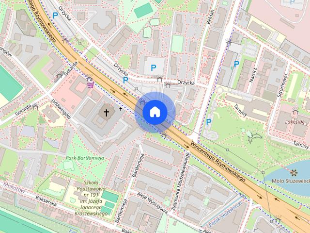 Apartament 86m2, 3p. na Mokotowie||ul.Rzymowskiego