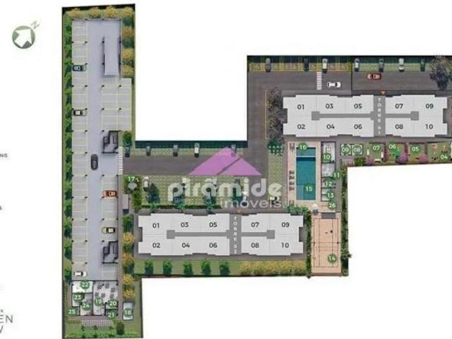 Apartamento 54 m2 à venda Green View SJC Jardim das Indústrias, São José dos Campos, SP