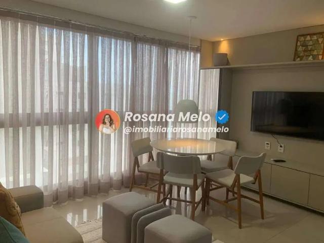 Apartamento 54m², beira mar, 1 suíte, 1 vaga, mobiliado, Edf. Portal Ivanir Silvestre, Boa Viagem